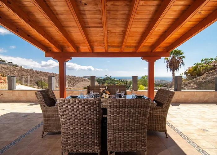 Heated Pool Ocean View Bbq Siam Park Villa Costa Adeje (Tenerife)